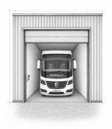 XL-Großgarage im Mammut Garagenpark, 9 × 3,5 m